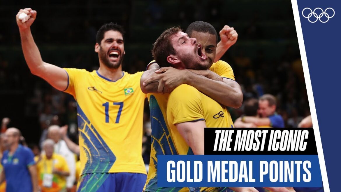 Les points de médaille d'or les plus emblématiques du volleyball !  🏅🏐