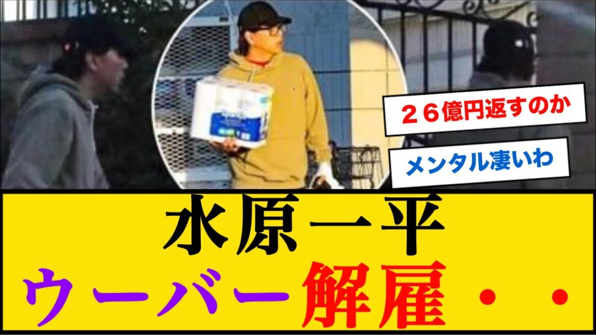 [Triste nouvelle]Ippei Mizuhara viré d'Uber... #shohei ohtani #rumeurs mlb #Ippei Mizuhara
