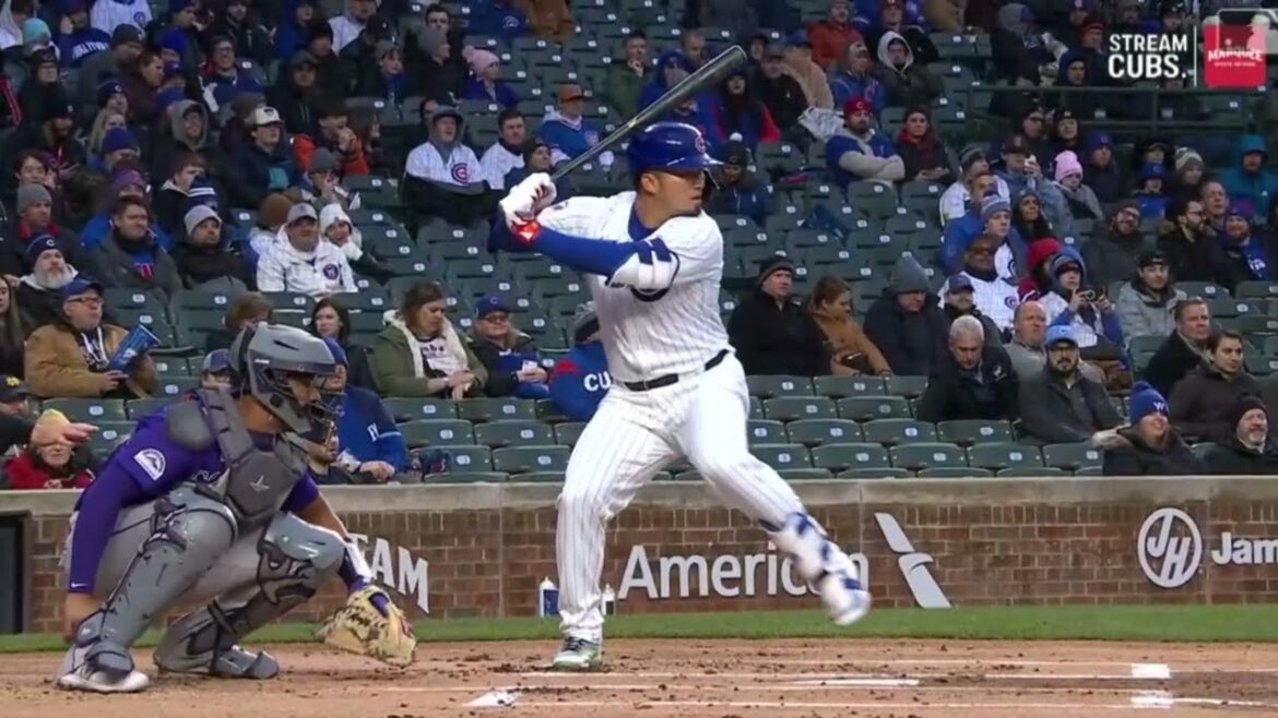 Seiya Suzuki Balançoire au ralenti