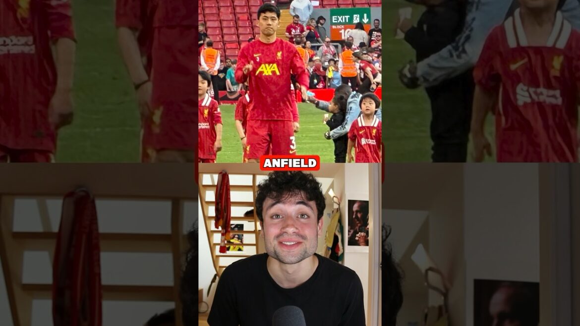 Mini Endo à Anfield 😭🫶