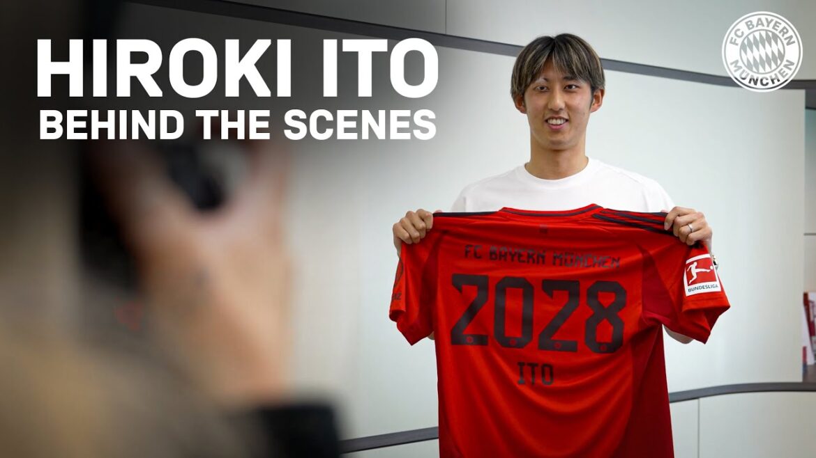 Premier jour de Hiroki Ito au FC Bayern |  Dans les coulisses