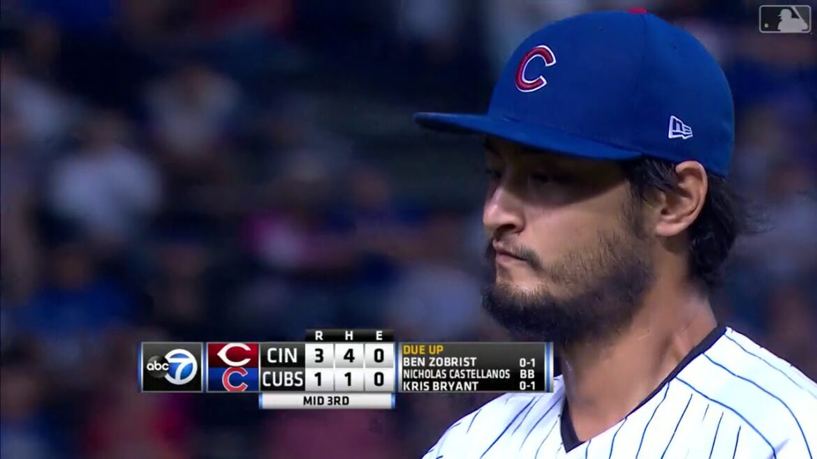 Yu Darvish retire 8 frappeurs consécutifs sur prises