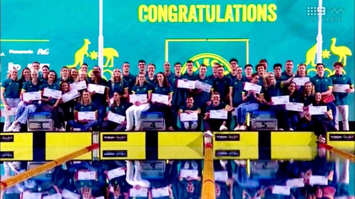 Annonce de l’équipe olympique australienne de natation 2024