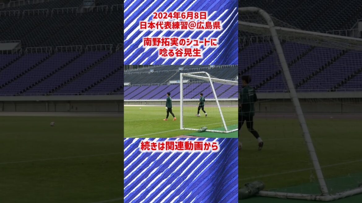 [Équipe nationale du Japon]Akio Tani joue le golasso de Takumi Minamino... #shorts