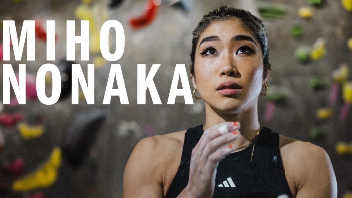 Miho Nonaka : grimpeur olympique emblématique du Japon |  Adidas TERREX