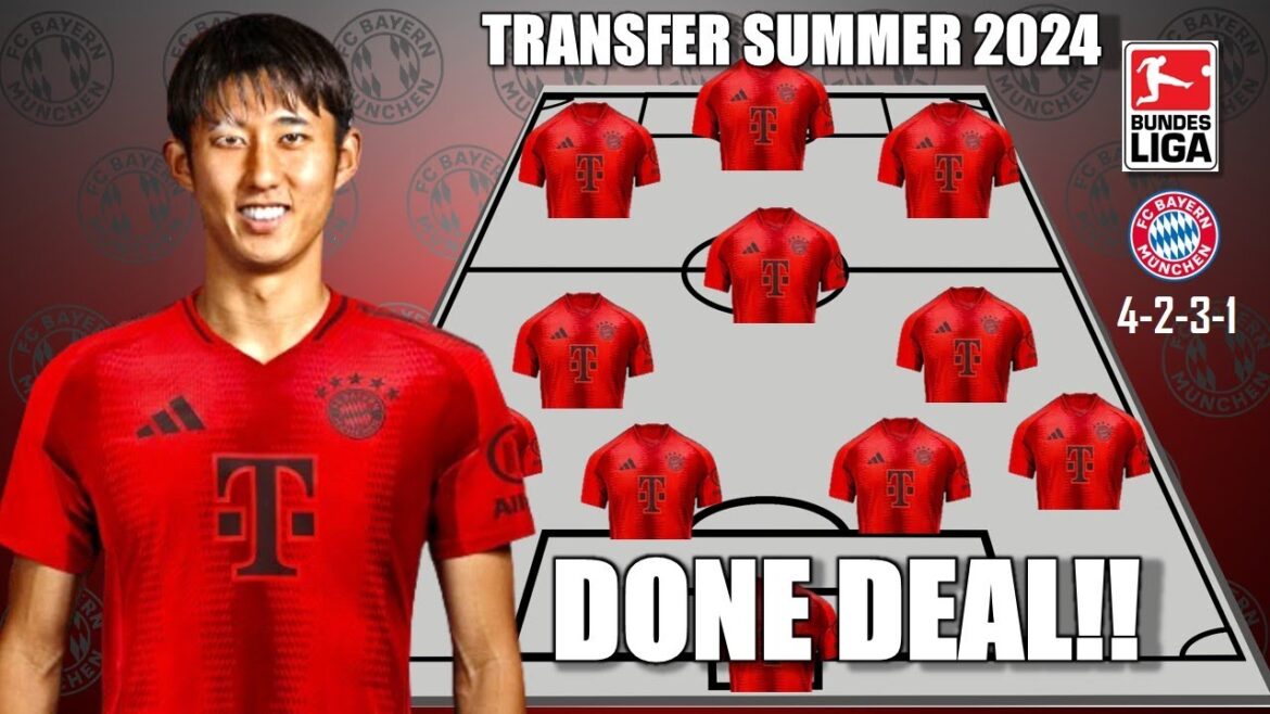 AFFAIRE FAIT !!  GAMME DE PRÉVISIONS DU BAYERN MUNCHEN AVEC TRANSFERT HIROKI ITO |  TRANSFERTS ÉTÉ 2024