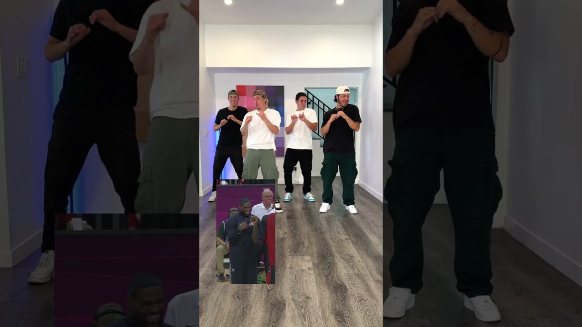 La famille Williams ?  Regardez-les écraser les célébrations olympiques emblématiques et faire tomber la baraque !  🕺🙌