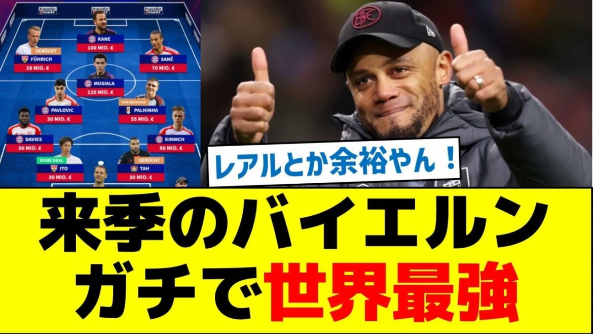 [Merci à Hiroki Ito ?  ]Le Bayern de la saison prochaine sera vraiment le plus fort du monde !  !