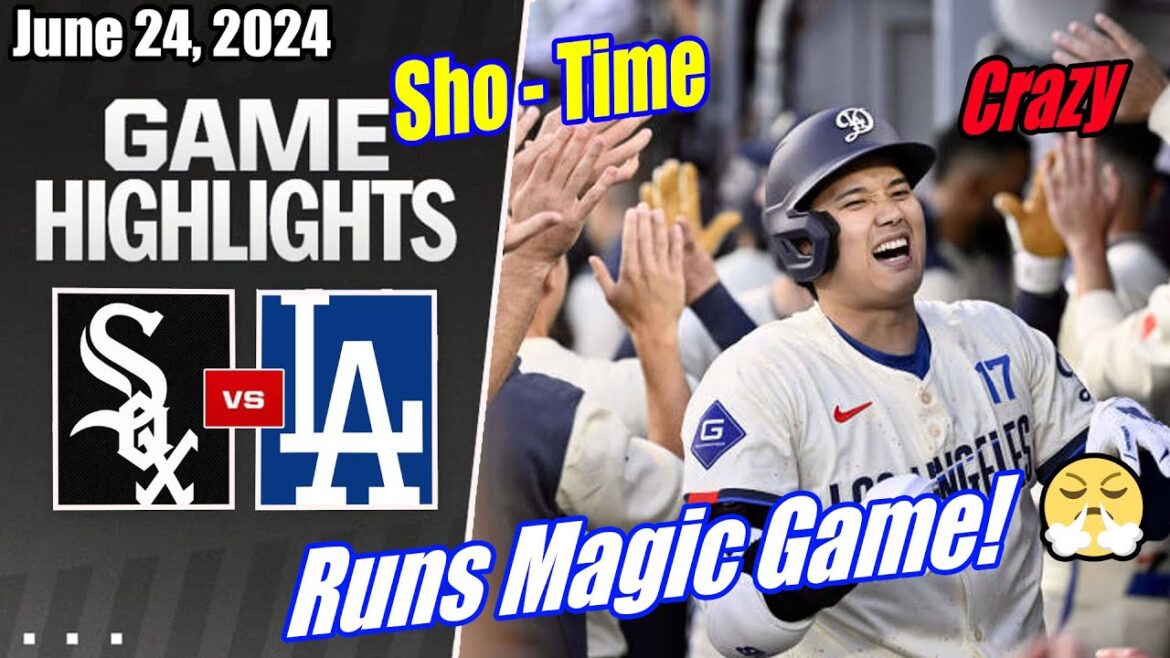 Dodgers contre WhiteSox [FULL HIGHLIGHTS] 24/06/2024 |  Les retours de Shohei Ohtani 🔥 Quel jeu !  👏