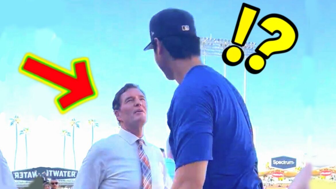 L'instant d'après, le célèbre commentateur a appelé Otani... « Je suis tellement ému que je pleure ! » C'est tellement choquant que quelqu'un fasse quelque chose comme ça avant un match !  ![MLB]