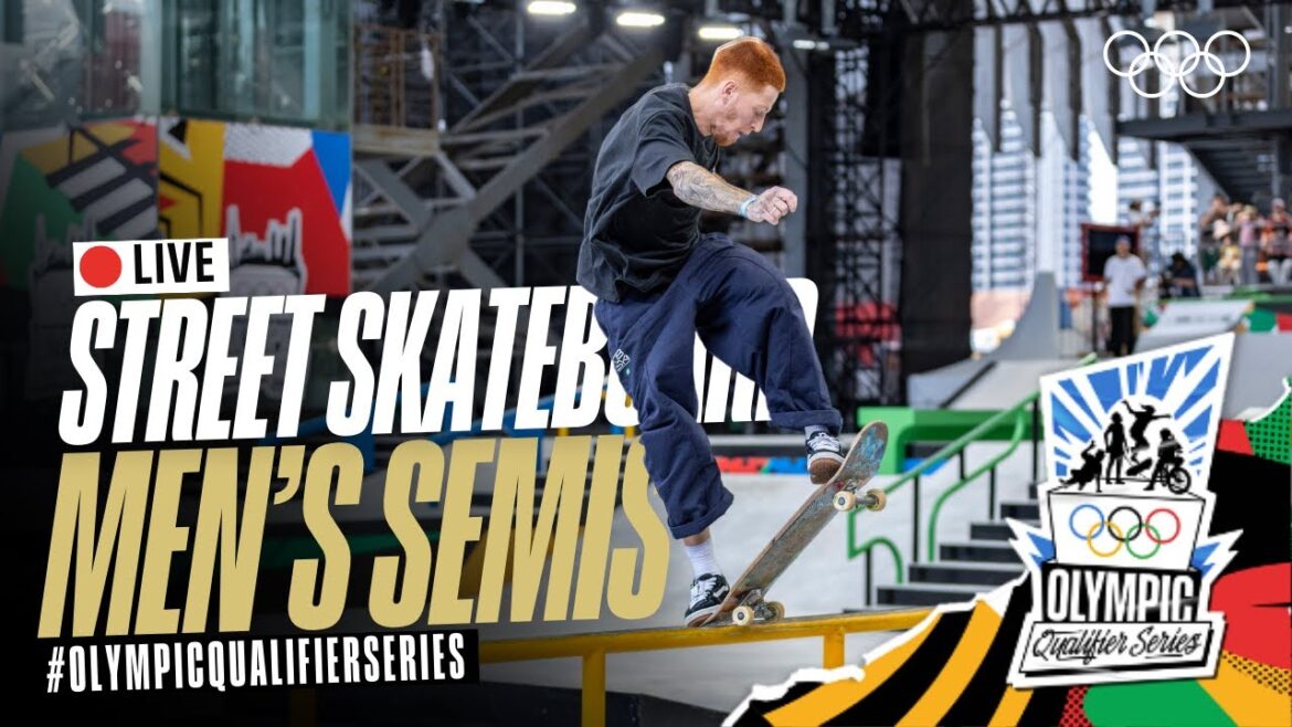 🔴 LIVE Street Skateboarding : Demi-finales Hommes !  |  #OlympicQualifierSeries