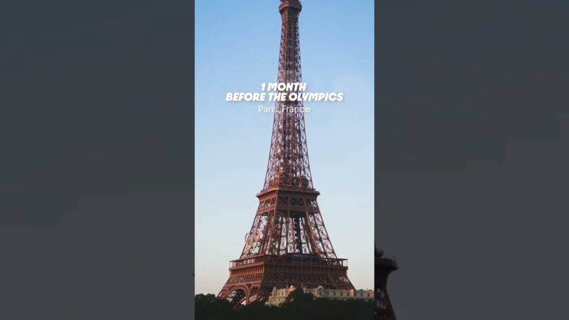 The final sprint has begun. One month to go until the Olympic Opening Ceremony of #paris2024