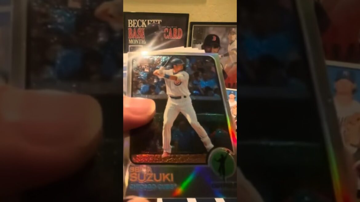 Carte de baseball Heritage Seiya Suzuki CHROME RC !!! 😎😎 #shorts #topps #chicago Carte de baseball Heritage Seiya Suzuki CHROME RC !!! 😎😎 #shorts #topps #chicago