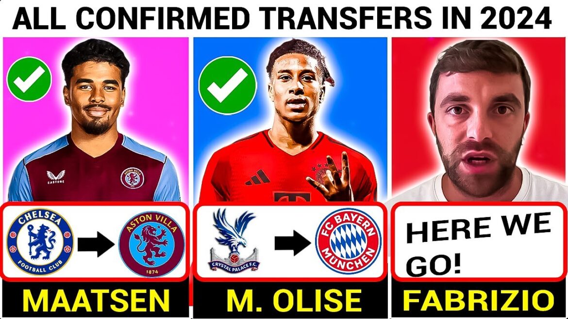 🚨 DERNIER TRANSFERT CONFIRMÉ ÉTÉ 2024, 🔥 Derniers Transferts ✅ | Transferts Football
