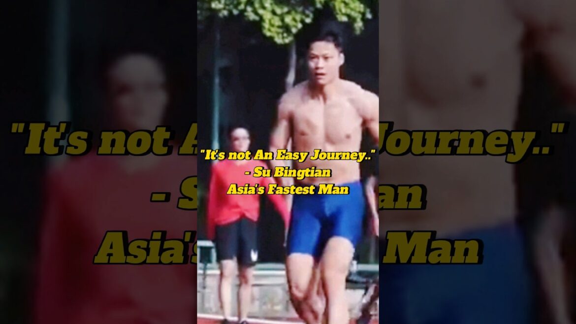 Su Bingtian s'entraîne pour courir plus vite #shorts #athlétisme #subingtian