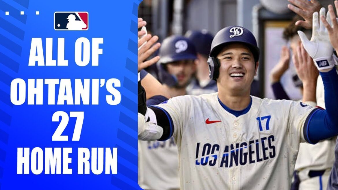 Shohei Ohtani Incroyable : Les 27 coups de circuit de Shohei Ohtani lors de la saison 2024 de la MLB