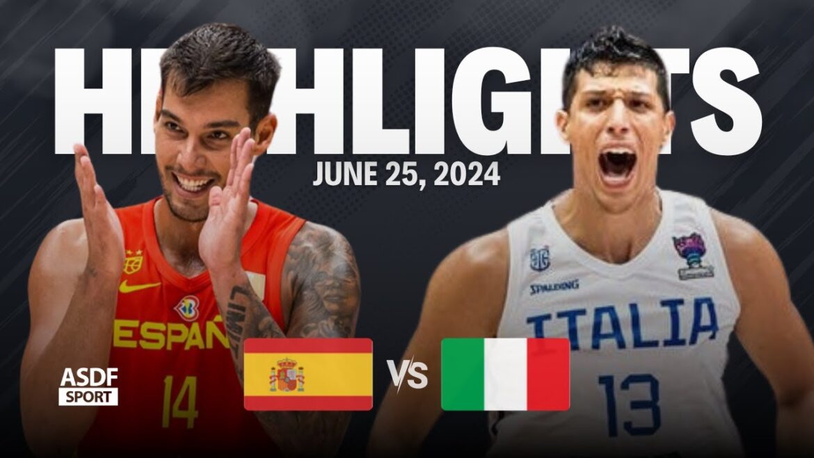 Résumé complet du match Espagne – Italie (matchs amicaux pour les qualifications olympiques 2024)
