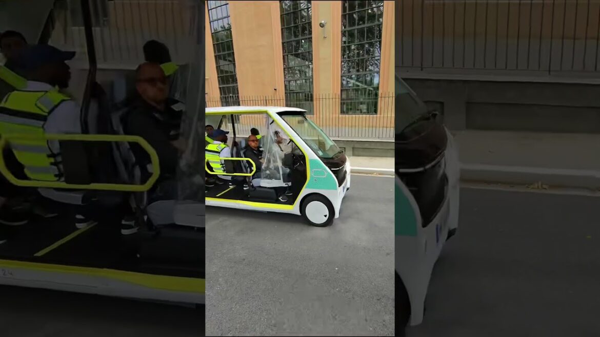 1st visit to the Olympic Village of #Paris2024 and 1st memory ✨