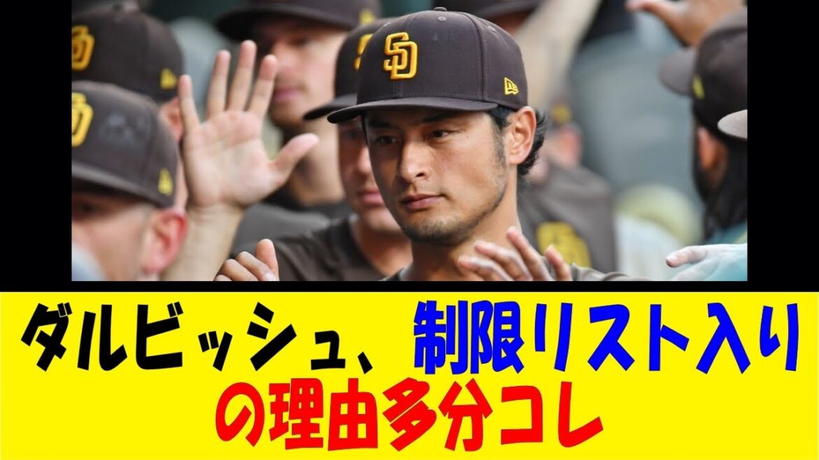 C'est probablement la raison pour laquelle Darvish a été placé sur la liste restreinte[Reaction Collection][Baseball Reaction Collection][Nan J Nan G Baseball Reaction][2ch 5ch]