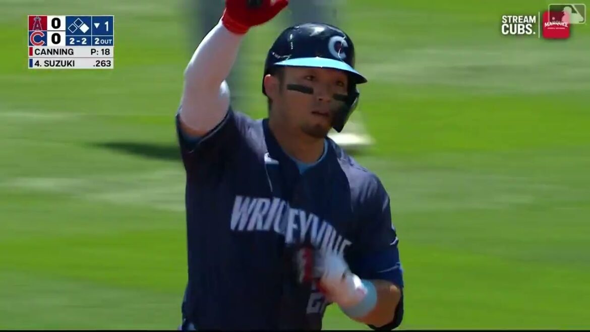 Le home run de Seiya Suzuki en deux points