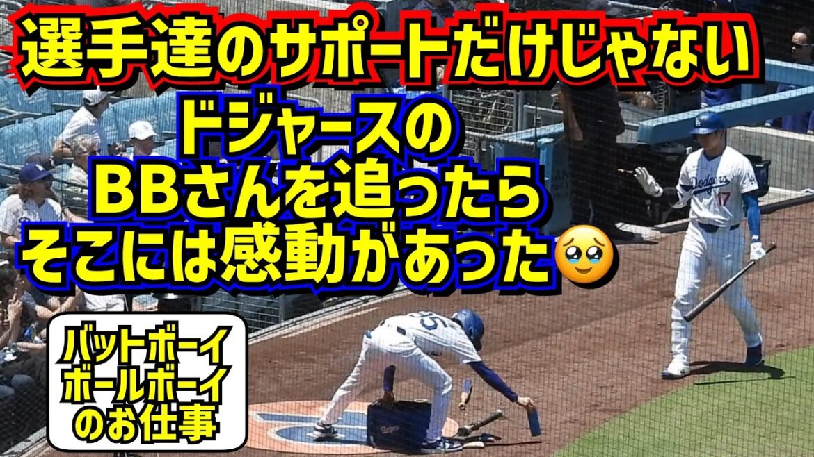 Impressionné !!  ️Le travail BB des Dodgers était le meilleur 🥹 Série en coulisses[Vidéo locale]ShoheiOhtani Dodgers