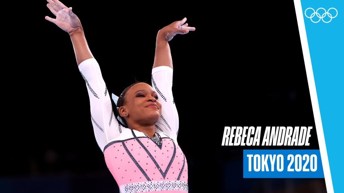 Rebeca Andrade remporte l'or au saut de cheval féminin à Tokyo 2020 ! 🥇