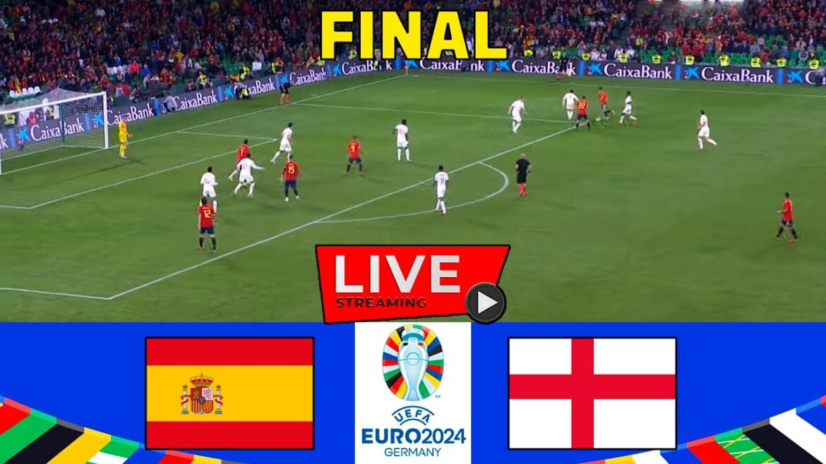 EN DIRECT : Espagne vs Angleterre | UEFA EURO 2024 | FINALE | Match de football en direct