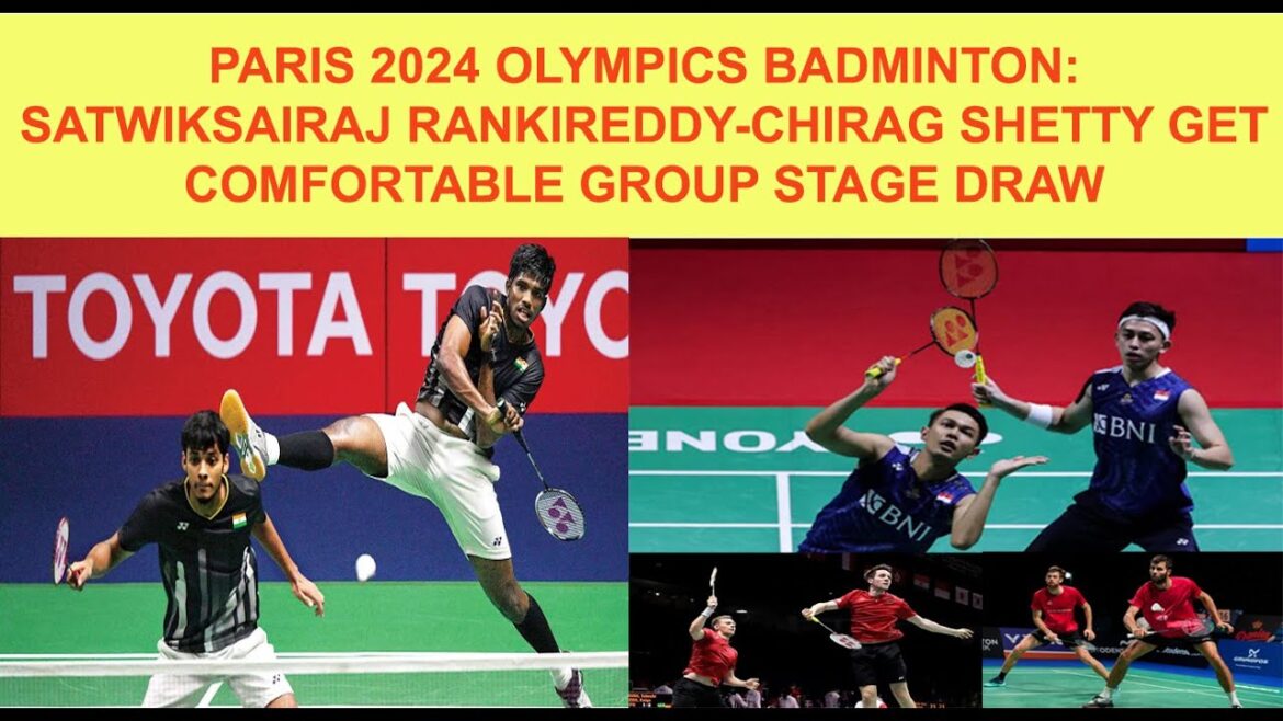 DOUBLE TIRAGE AU SORT DE L'ÉQUIPE DE BADMINTON MASCULINE AUX JEUX OLYMPIQUES DE PARIS 2024. PV SINDHU AUX JEUX OLYMPIQUES DE PARIS 2024