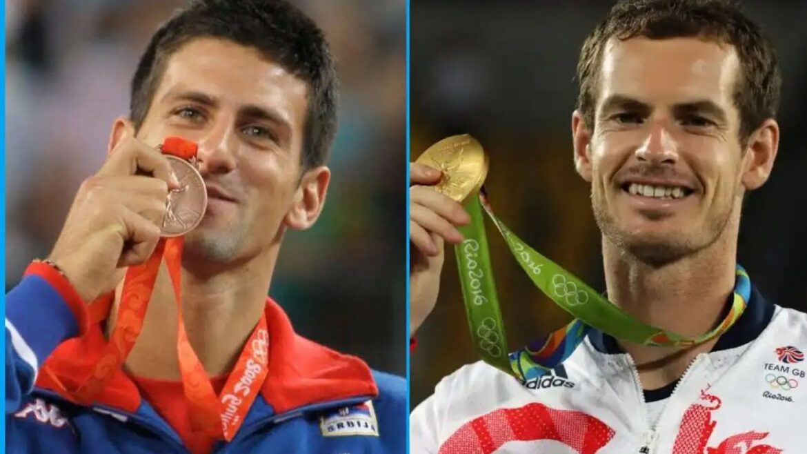 Les 7 hommes avec le plus de victoires en matchs olympiques : Novak Djokovic n°1, Andy Murray avec un score presque parfait