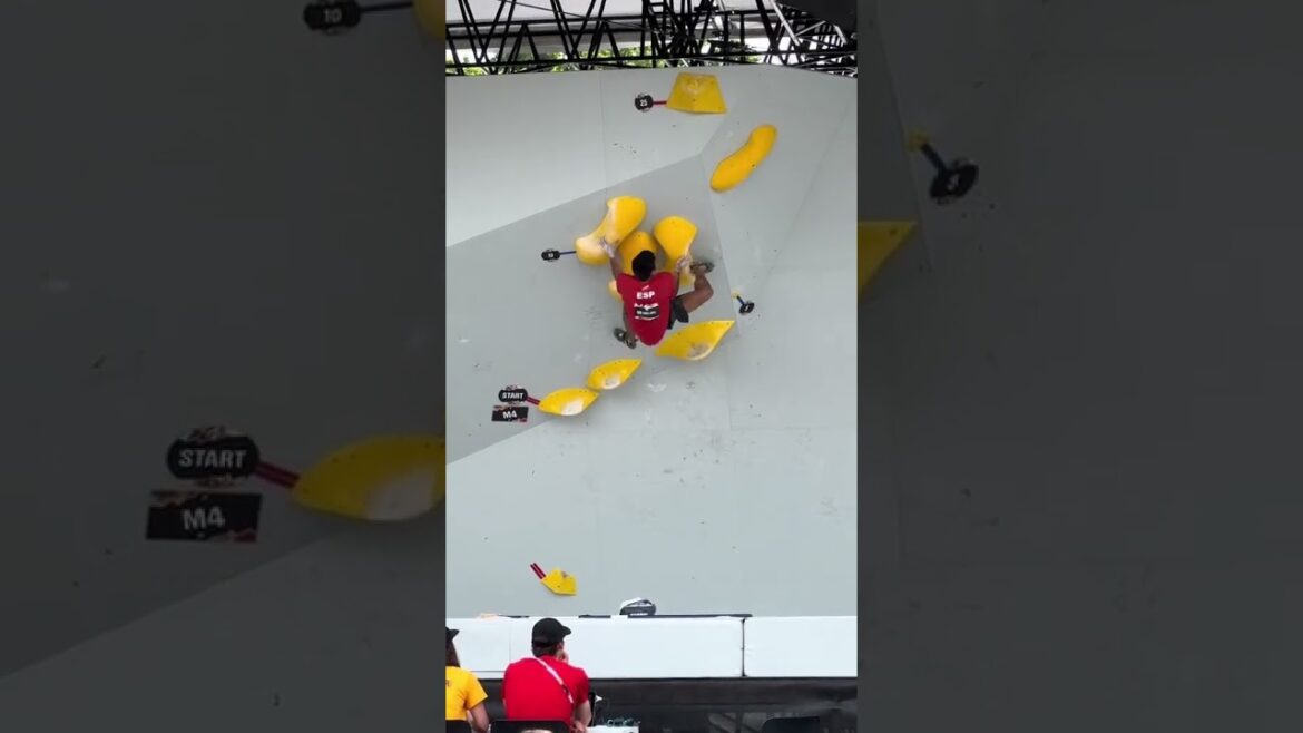 Mode compétition activé ✅📹 @albergines #Olympics #SportEdit #SportsTok #Climbing