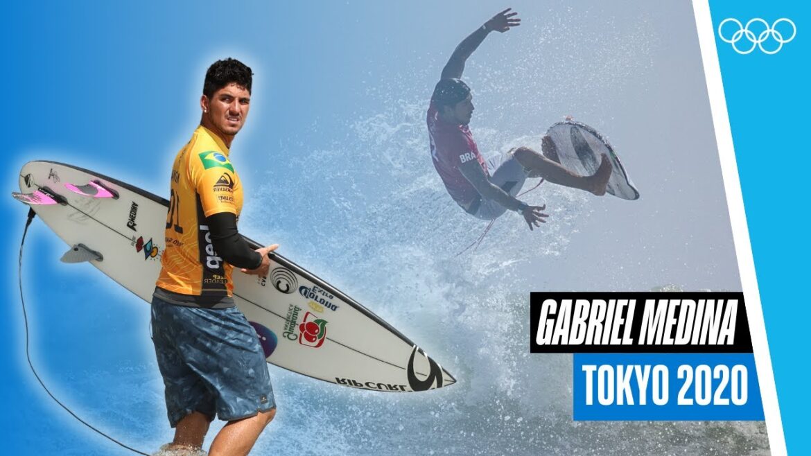🇧🇷 Le meilleur de Gabriel Medina 🏄‍♂️ à Tokyo 2020 ! | Temps forts des athlètes