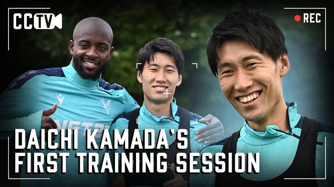 Première séance d'entraînement de Kamada 🦅🇯🇵 | CCTV