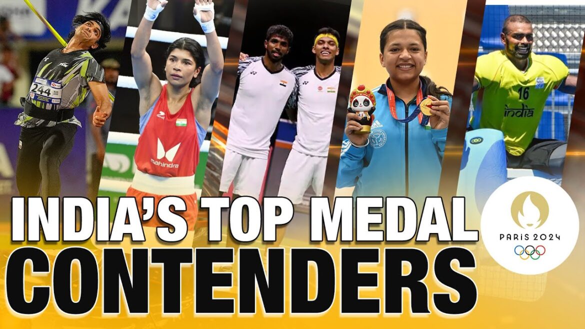 Qui sont les meilleurs prétendants indiens aux médailles olympiques ? | Jeux olympiques de Paris 2024 | News9 Live