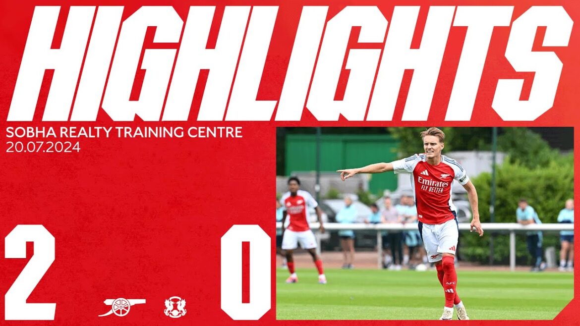 JÉSUS ET SMITH ROWE MARQUENT DANS LA VICTOIRE ! 🤩 | FAITS MARQUANTS | Arsenal XI vs Leyton Orient (2-0) | Pré-saison