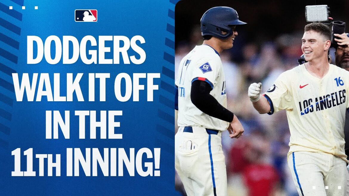 Les Dodgers s'imposent en 11 manches ! Will Smith est le héros !