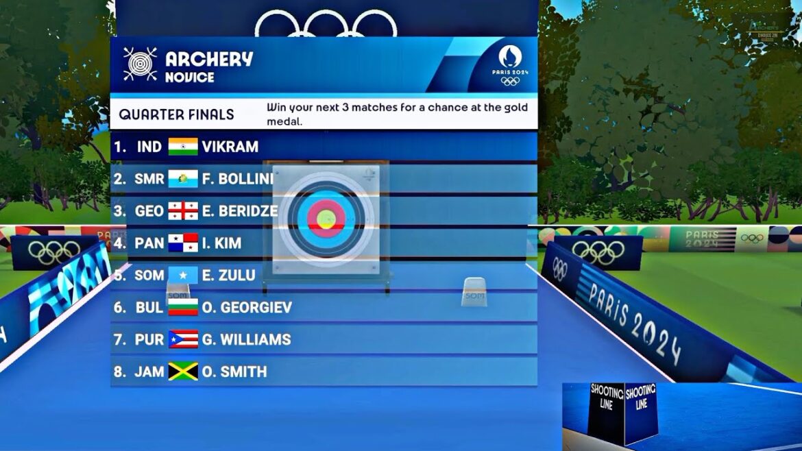 Super jeu olympique | tir à l'arc paris 2024