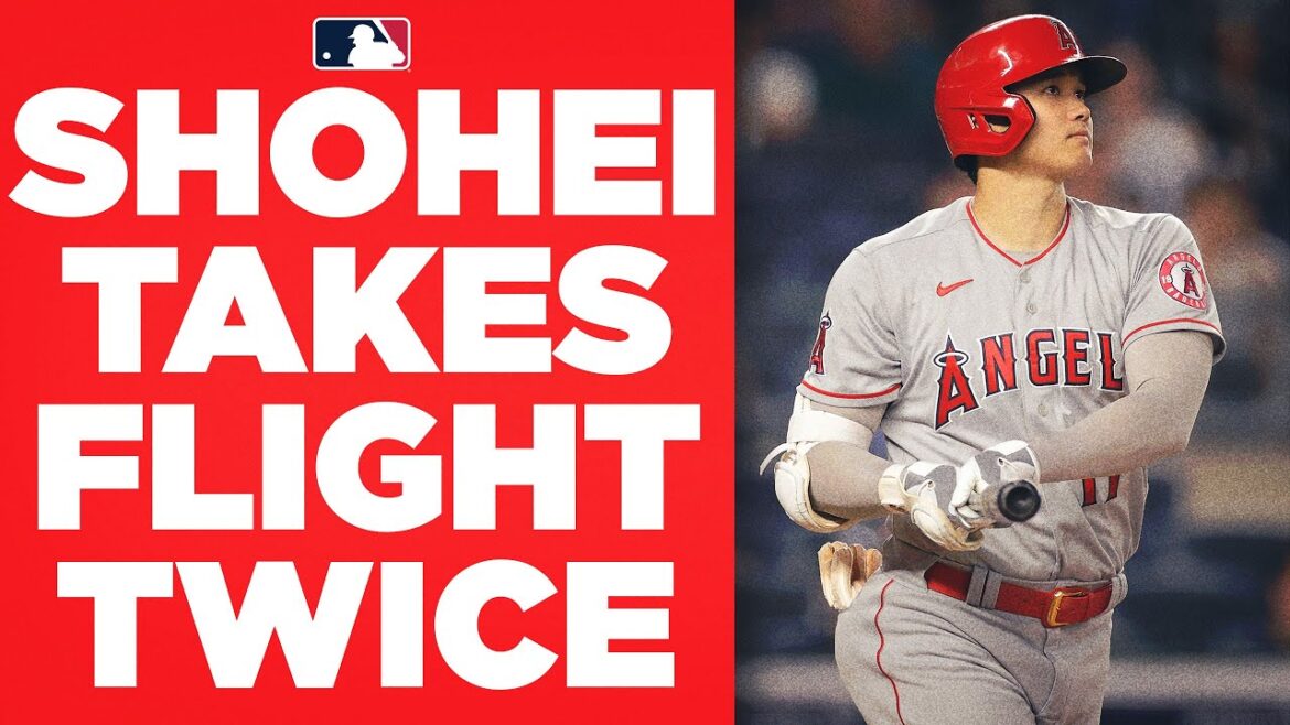Shohei Ohtani continue de frapper fort ! (Il a frappé DEUX HOME RUNS mardi soir dans le Bronx !)