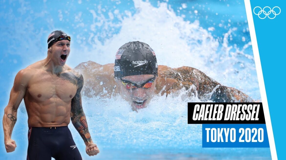 🇫🇷 Caeleb Dressel à Tokyo 2020 🏊🏼‍♂️ | Faits saillants des athlètes