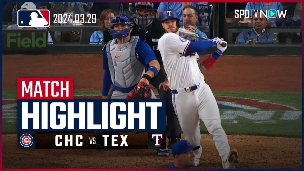 [Seiya Suzuki participera au numéro 2 ! Début mouvementé dès le match d'ouverture]Le match Cubs vs Rangers met en évidence la saison 3.29 de la MLB 2024