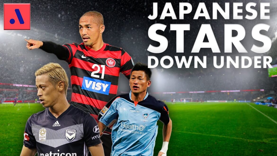 Les meilleurs joueurs japonais de l'histoire de la A-League avec Shinji Ono, Keisuke Honda, Hiroki Sakai, Kazu