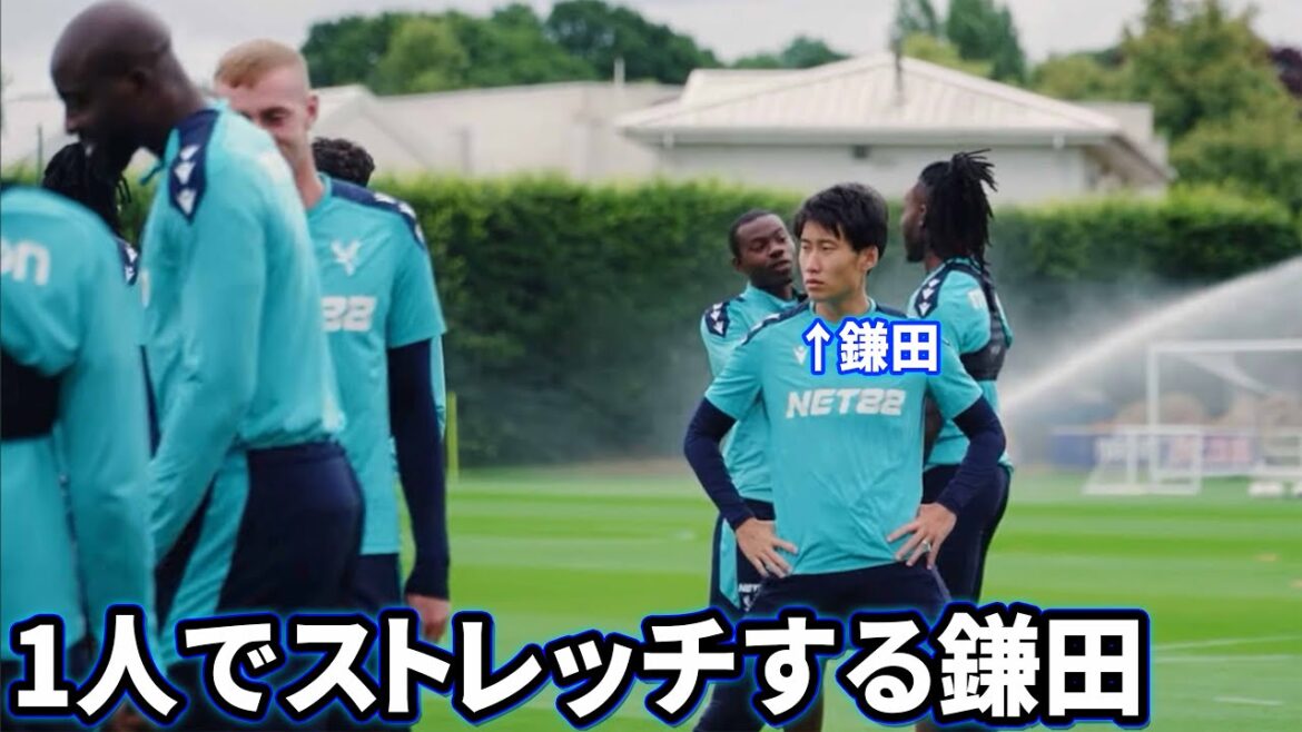 Daichi Kamata s'étirant seul