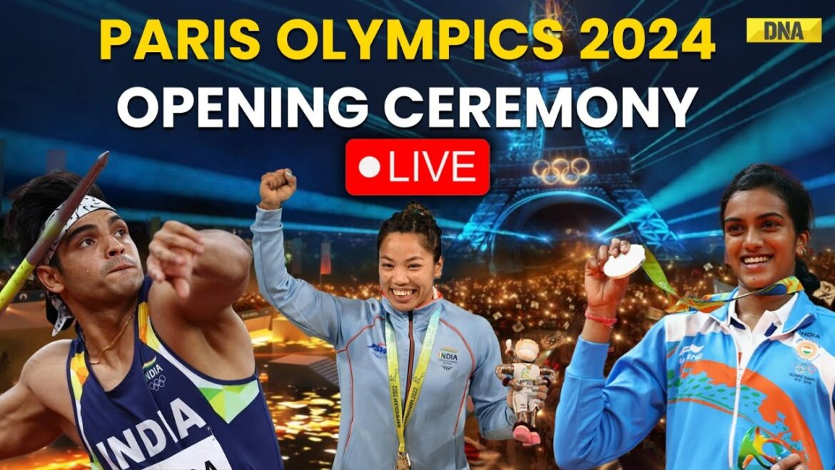 Cérémonie d'ouverture des Jeux Olympiques de Paris 2024 en direct : PV Sindhu et Sharath Kamal dirigeront le contingent indien, Inde