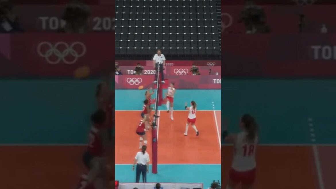 Des attaques de volley-ball INCROYABLES à Tokyo 2020🤯🏐 #Olympics #Paris2024