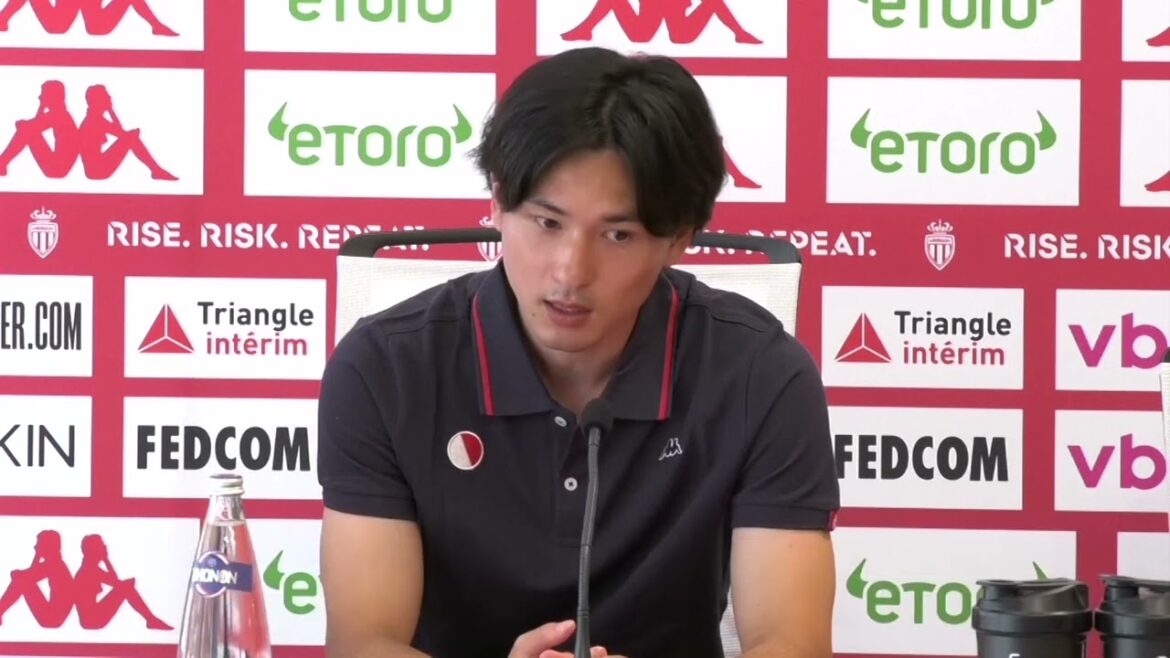 Minamino et Embolo présentés par l’AS Monaco|Takumi Minamino|Takumi Minamino Minamino et Embolo présentés par l'AS Monaco|Takumi Minamino|Takumi Minamino