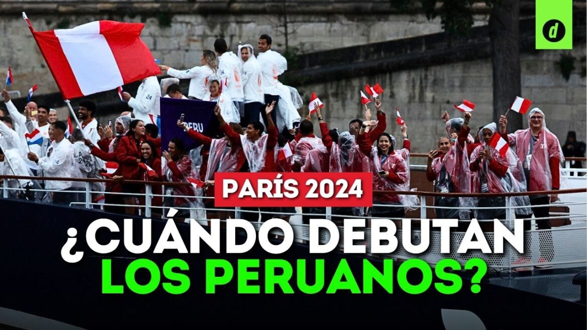 HORARIOS de los PERUANOS que participarán en los Juegos Olímpicos PARÍS 2024 | Depor