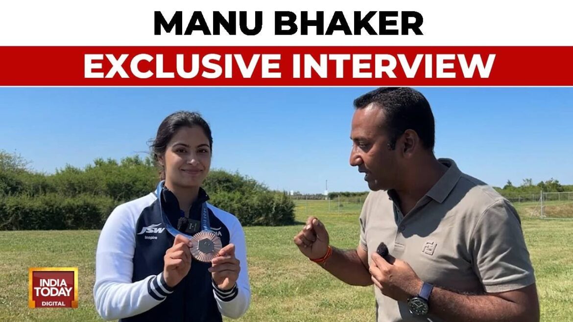 Entretien exclusif de Manu Bhaker avec India Today après avoir remporté la médaille de bronze aux Jeux olympiques de Paris