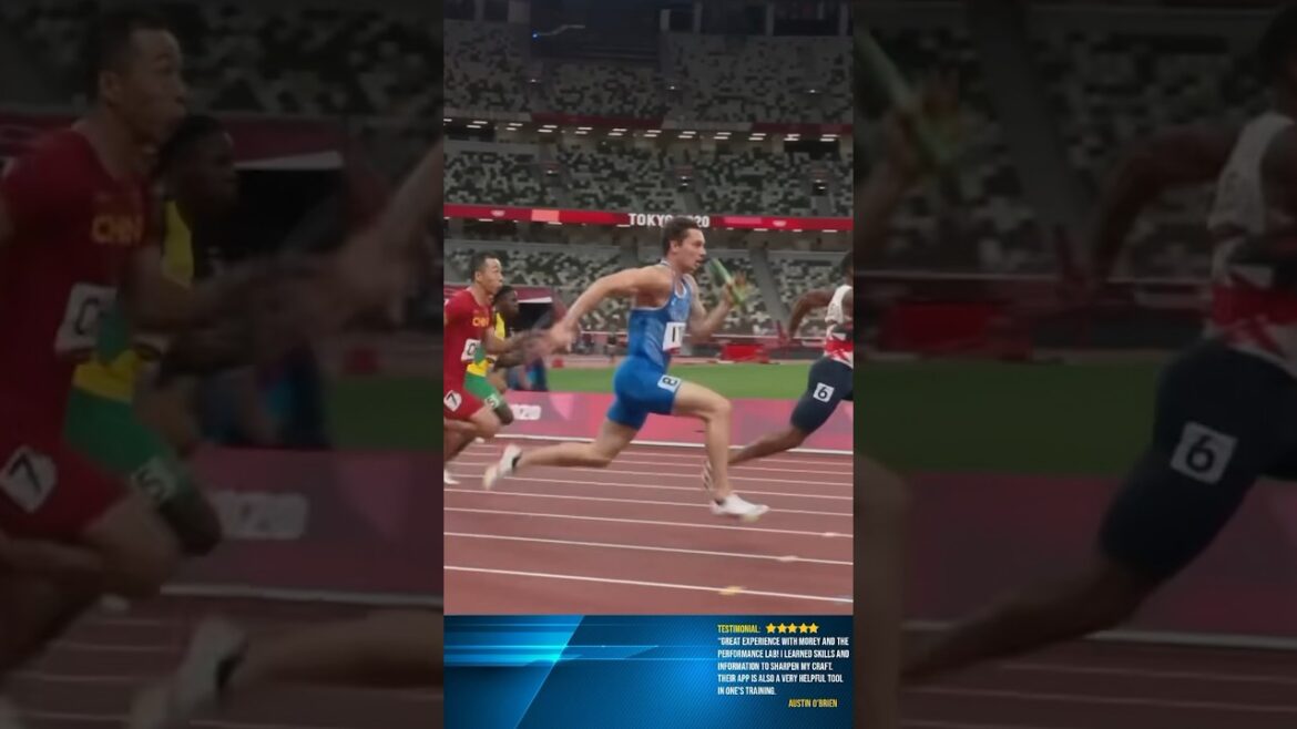 L'ITALIE REMPORTE L'OR OLYMPIQUE AU 4X100M À TOKYO #olympics #4x100m