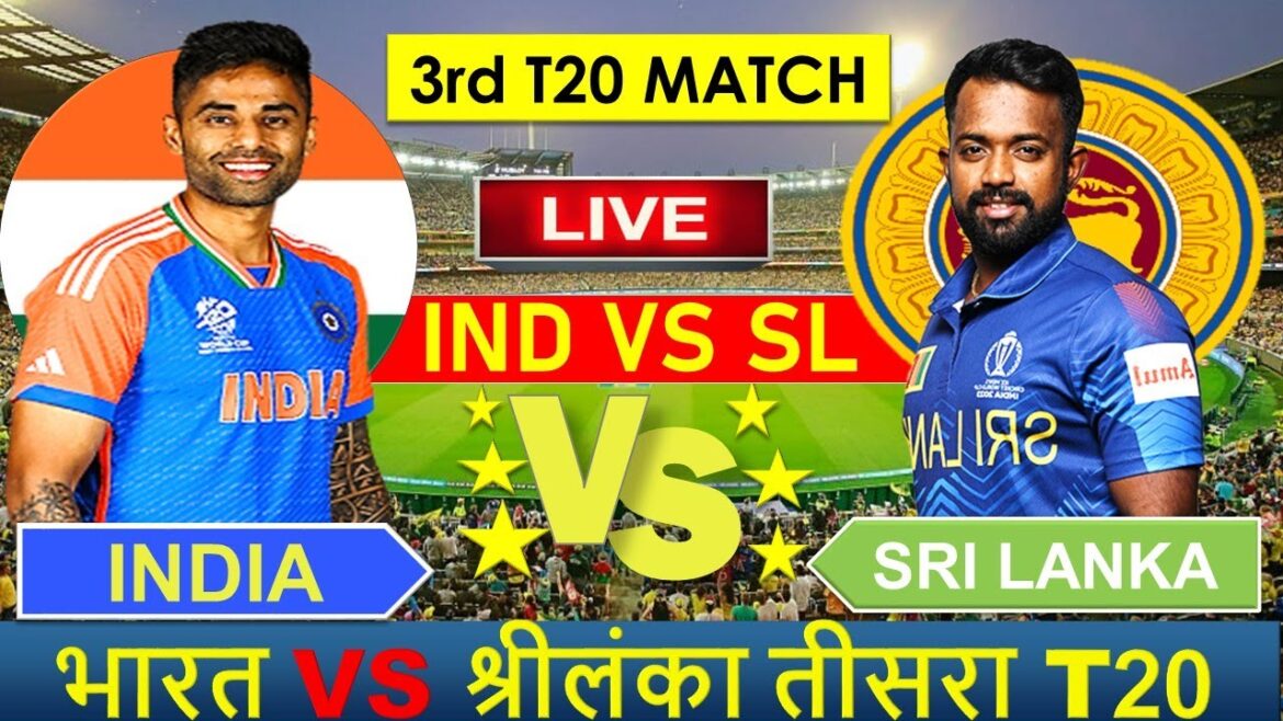 🔴En direct : Inde vs Sri Lanka 3e T20 2024 | |IND vs SL 2024 |#indvssl #cricketlive