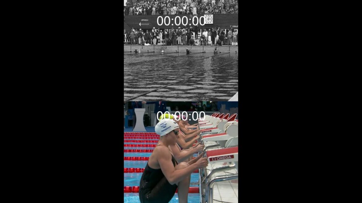 Natation féminine 100 m dos Amsterdam 1928 Tokyo 2020_Vidéo originale_m10388.mp4