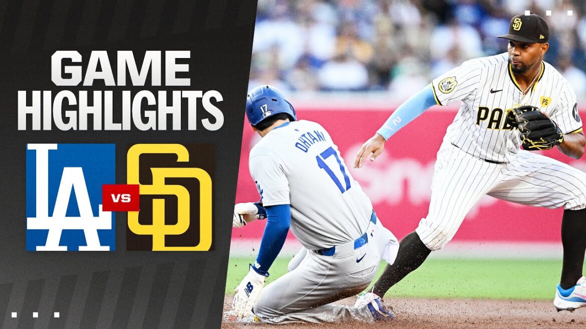 Faits saillants du match Dodgers vs. Padres (30/07/24) | Faits saillants de la MLB